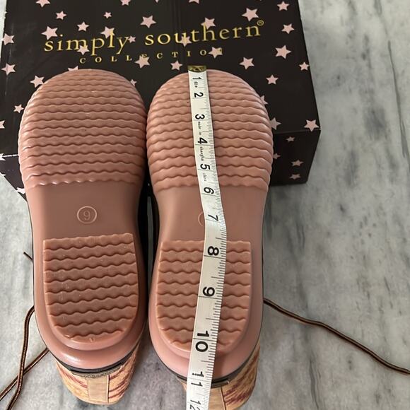 Simply Southern Duck Boots - Southwestern Aztec Print Womens Size 9 - New in Box - Picture 7 of 8